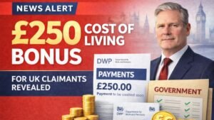 £250 Cost of Living Bonus for UK Claimants Revealed