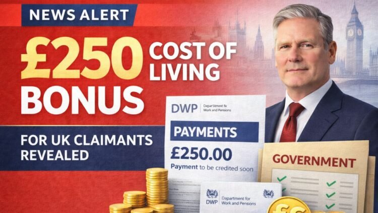£250 Cost of Living Bonus for UK Claimants Revealed