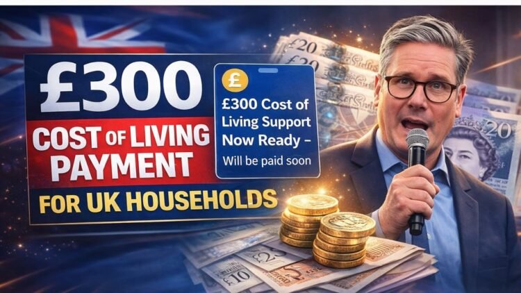 £300 Cost of Living Payment for UK Households