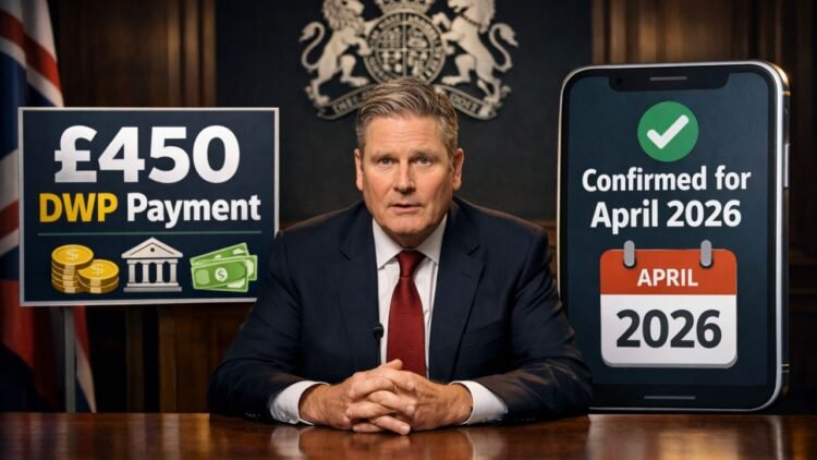 £450 DWP Payment Confirmed for April 2026