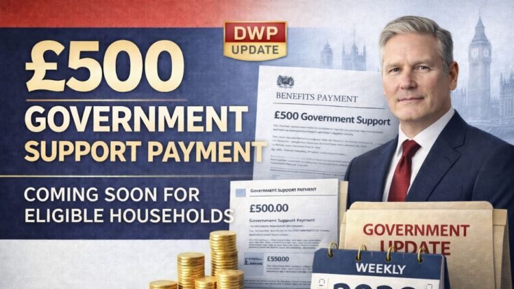 £500 Government Support Payment Coming Soon for Eligible Households