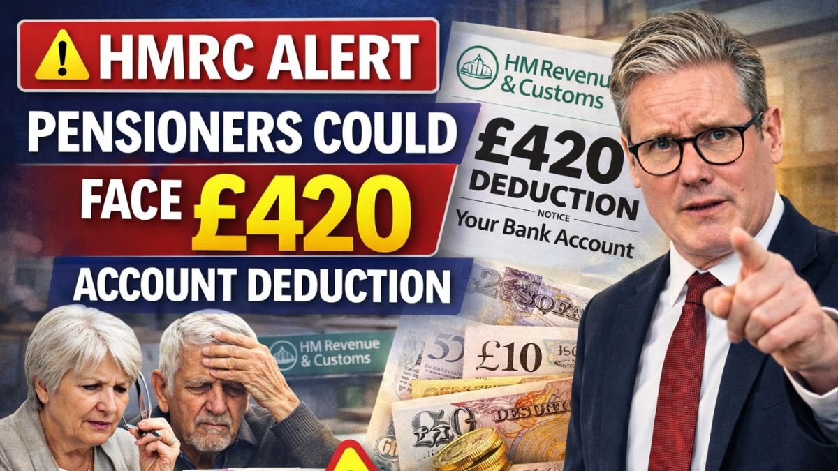 HMRC to Deduct £420 from Pensioners’ Accounts – New Rule Takes Effect