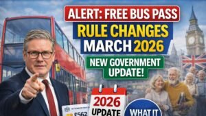UK Free Bus Pass Rule Changes March 2026- What the New Government Update Means