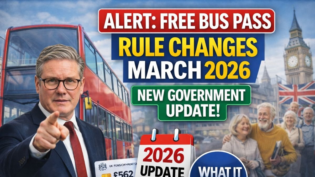 UK Free Bus Pass Rule Changes March 2026- What the New Government Update Means
